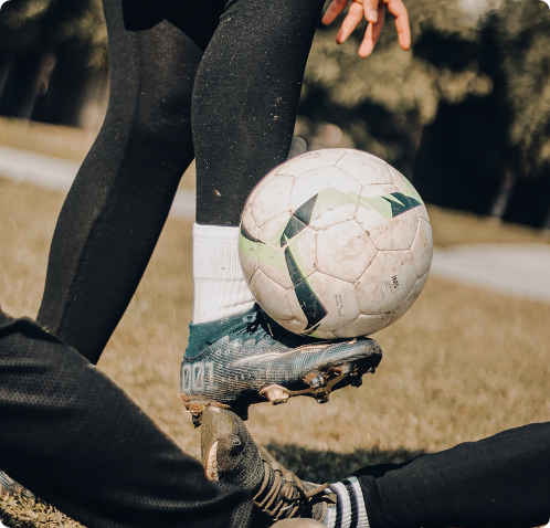 people playing football